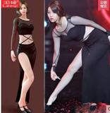 黑色性感舞蹈服