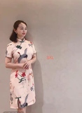 复古小旗袍